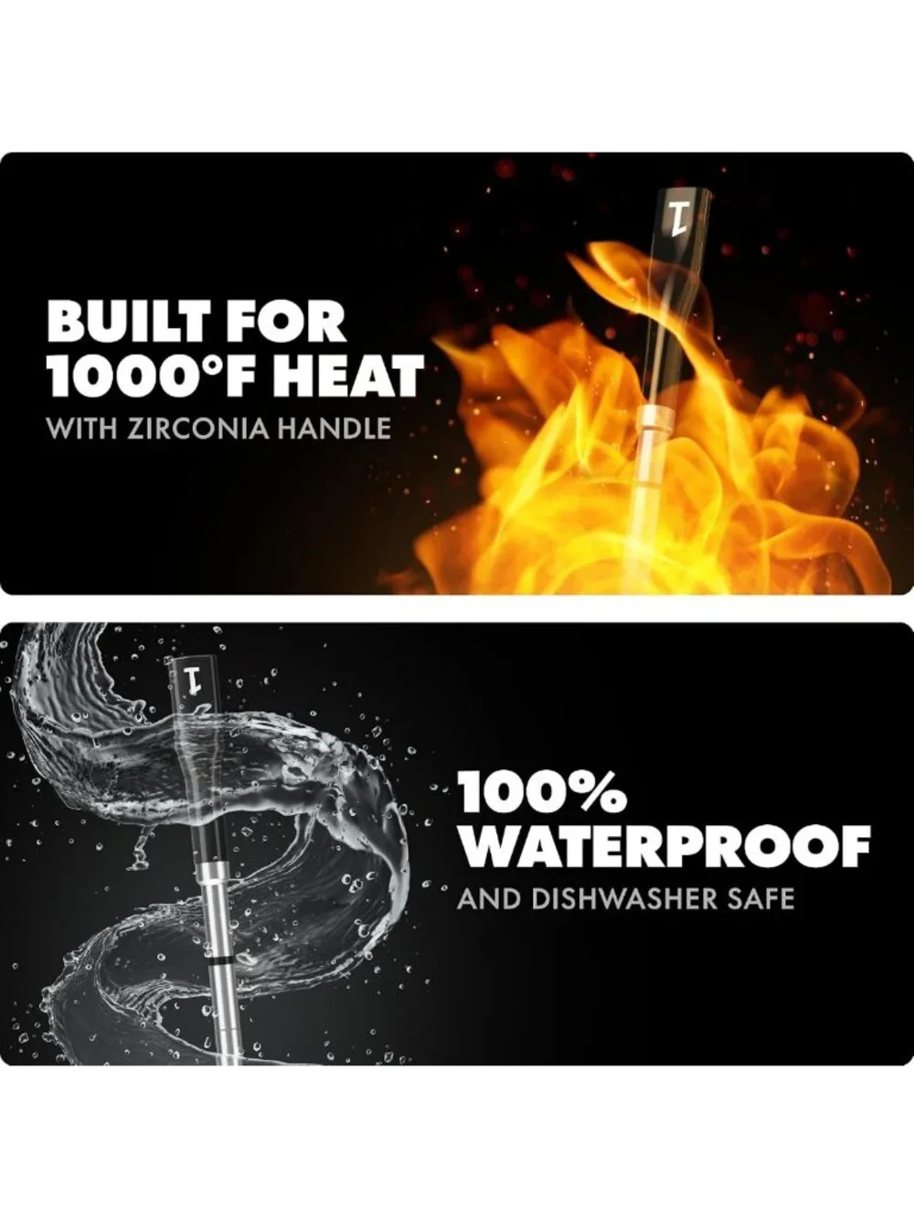 Smart Wireless Meat Thermometer | Ultra-Thin Probe | 1000°F Heat Safe | BBQ